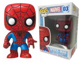 Funko Pop Homem Aranha Clássico 03 Spiderman - Marvel