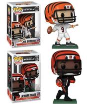 Funko Pop! Joe Burrow & Ja'Marr Chase - Cincinnati Bengals Funko Pop! Joe Burrow & Ja'Marr Chase - Cincinnati Bengals