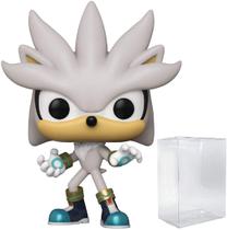 Funko Pop! Jogos: Sonic 30 Aniversário - Silver The Hedgehog Figura de Vinil (Com Caixa Protetora)
