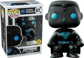 Funko pop justice league superman silhouette glow exclusivo 07