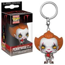 Funko Pop Keychain: Horror It - Pennywise com Balão Figura Colecionável, Multicolor