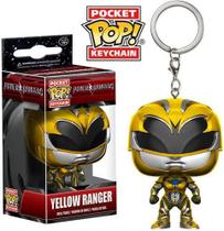 Funko Pop Keychain: Power Rangers Yellow Ranger Toy Figure