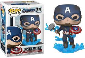 Funko Pop Marvel 573 Captain America w/ Broken Shield & Mjoinir