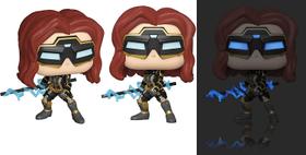 Funko Pop! Marvel: Avengers Game - Viúva Negra (Stark Tech Suit) Estilos podem variar, multicolor (47813)