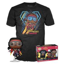 Funko Pop Marvel Black Panther Wakanda Forever Com Camiseta Funko Pop Marvel Black Panther Wakanda Forever Com Camiseta