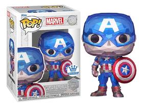 Funko Pop! Marvel Captain America 1268 Exclusivo Facet