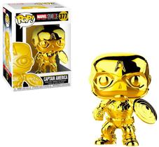 Funko pop marvel chrome gold marvel studios the first ten years - captain america 377 Funko pop marvel chrome gold marvel studios the first ten years - captain america 377