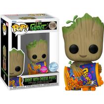 Funko Pop Marvel I Am Groot 1196 Groot With Cheese Puffs