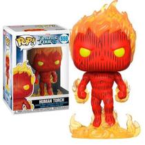 Funko pop marvel quarteto fantastico tocha humana human torch 559