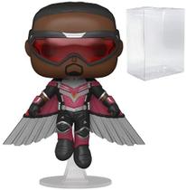 Funko Pop! Marvel: The Falcon and The Winter Soldier - Falcon (Flying) Vinyl Figure (Empacotado com Caixa Pop Protetor Case)