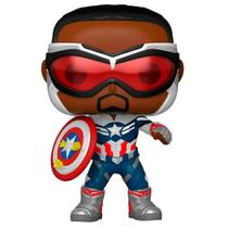 Funko Pop! Marvel The Falcon Winter Soldier Captain America Exclusivo 8 Funko Pop! Marvel The Falcon Winter Soldier Captain America Exclusivo 8