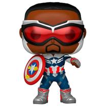 Funko Pop! Marvel The Falcon Winter Soldier Captain America Exclusivo 8
