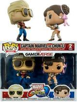 Funko pop marvel vs capcom captain marvel vs chun-li pack