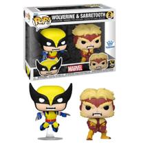 Funko Pop! Marvel X-Men Wolverine & Sabretooth 2 Pack Exclusivo Funko Pop! Marvel X-Men Wolverine & Sabretooth 2 Pack Exclusivo