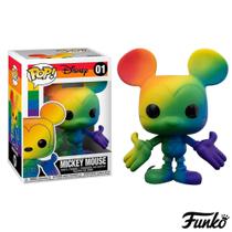 Funko Pop Mickey 01 Rainbow Colorido Disney Oficial