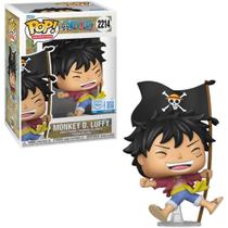 Funko Pop Monkey D. Luffy com Bandeira One Piece 2214 Funko Pop Monkey D. Luffy com Bandeira One Piece 2214