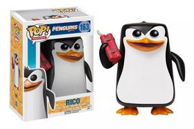 Funko Pop Movie Pinguins De Madagascar - Rico 163 Funko Pop Movie Pinguins De Madagascar - Rico 163