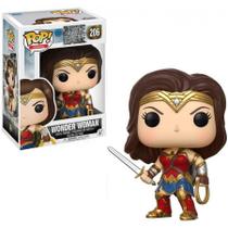 Funko Pop Mulher Maravilha 206 Wonder Woman - Liga da Justiça