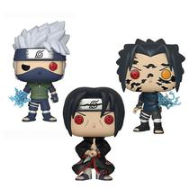 Funko Pop Naruto: Itachi, Sasuke e Kakashi - Edição Garagem