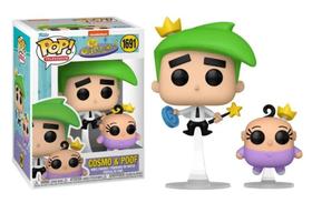 Funko Pop Padrinhos Magicos 1691 - Cosmo e Poof