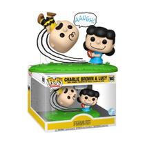 Funko Pop! Peanuts Charlie Brown e Lucy 1682 Exclusivo 1682