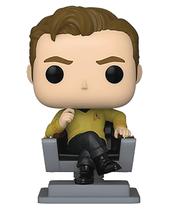 Funko POP Pop! TV: Star Trek - Capitão Kirk em Cadeira Colecionável Figura de Vinil, Multicolor, One Size