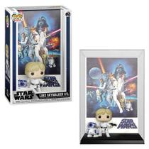 Funko pop posters star wars luke skywalker with r2-d2