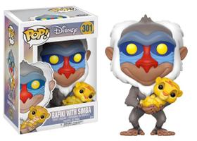 Funko Pop Rafiki com filhote Simba - O Rei Leão - Disney 301