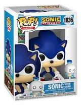 Funko pop! sonic the hedgehog - sonic e chao 1036