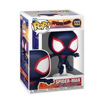 Funko Pop Spider-Man do outro lado do verso aranha Miles Morales