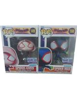 Funko Pop Spider Man e Girl Miles Morales 1499 e 1500 Dupla