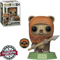 Funko Pop Star Wars Across The Galaxy Wicket w/ Pin 290 Ex Funko Pop Star Wars Across The Galaxy Wicket w/ Pin 290 Ex