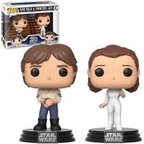 Funko Pop! Star Wars Han Solo & Princess Leia 2 Pack