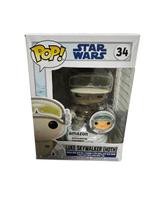 Funko Pop Star Wars Hoth Luke Skywalker with Pin 34 Funko Pop Star Wars Hoth Luke Skywalker with Pin 34
