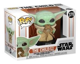 Funko! POP - Star Wars: Mandalorian - Bebê Yoda com sapo - 379