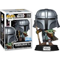 Funko Pop Star Wars Mandalorian With Grogu 772 Exclusivo