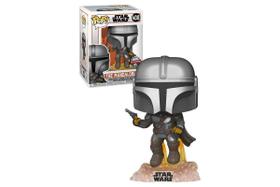 Funko POP! Star Wars: O Mandaloriano voando com Blaster 408