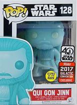 Funko POP! Star Wars - Qui Gon Jinn (Holográfico) Guerra das Estrelas