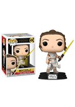 Funko POP Star Wars - Vinil Bobblehead Rey com Sabre Amarelo