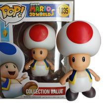 Funko Pop! Super Mario Bros boneco brinquedo Mario Toad Yoshi Colecionável Funko Pop! Super Mario Bros boneco brinquedo Mario Toad Yoshi Colecionável