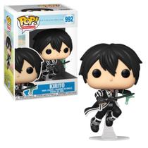 Funko Pop Sword Art Online Kirito - Boneco de Ação 10cm com 2 Espadas