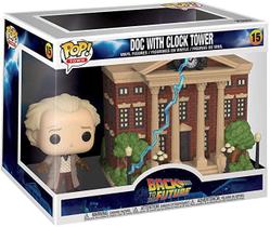 Funko Pop Town Doc With Clock Tower 15 - Back To The Future