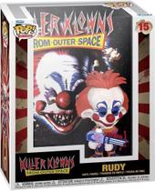 Funko Pop VHS Covers Killer Klowns From Outer Space Rudy 15 Original com Case de Proteção para Parede e Capa de Filme Retrô Oficial