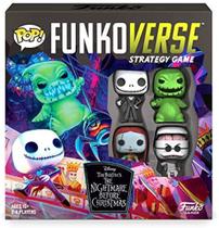 Funkoverse: Disney The Nightmare Before Christmas 100 4-Pack Board Game - Amazon First to Market Exclusive, Multicolor