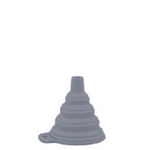 Funnel Funil em Silicone Retratil Cinza