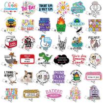 Funny Badge Reel Geyoga Cute Nurse Retrátil 36 unidades