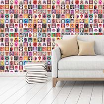 Funny Faces - Papel de Parede - 0,58 x 2,50m