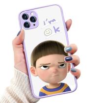 Funny Girl Painted Phone Case For Iphone 12 Pro All-inclusi