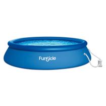 Funsicle de piscina QuickSet inflável 4.201L azul de 15 pés