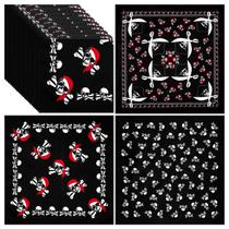 Funteria de bandana pirata para crianças e adultos - 24 peças